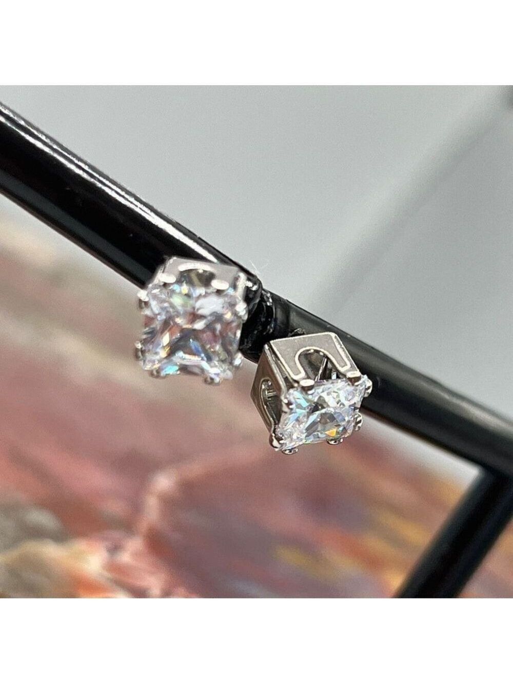 Swarovski Crystals Statement Post Earrings - Picture 11 of 14